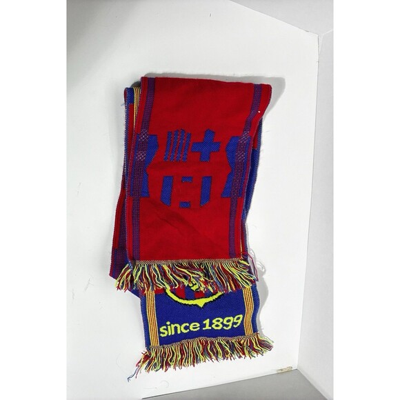 FC Barcelona Scarf Barça FCB Since 1899 Red Blue Soccer Football Supporters Gear - Picture 4 of 4